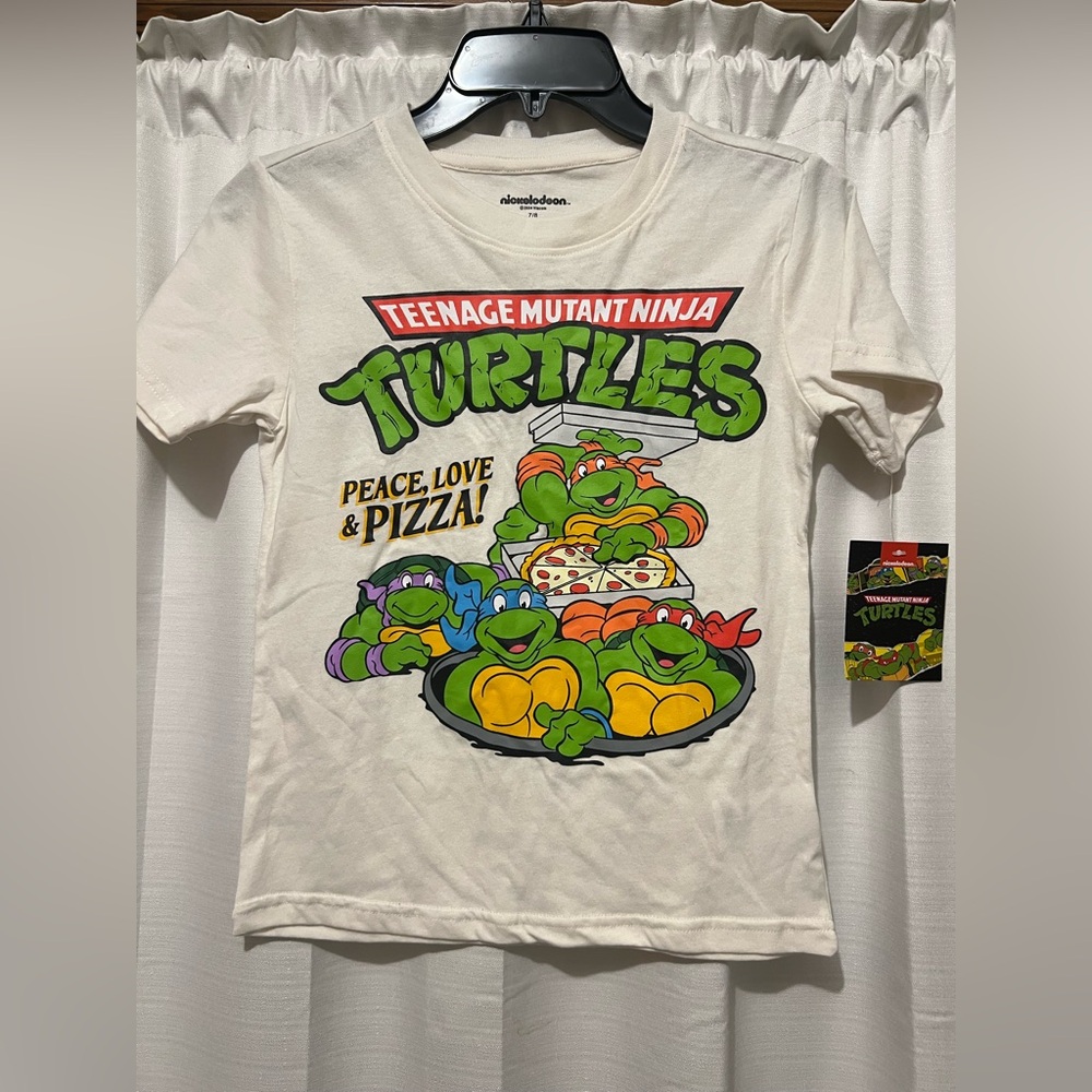 NWT- Nickelodeon Teenage Mutant Ninja Turtles Kids Tee - Size 7/8